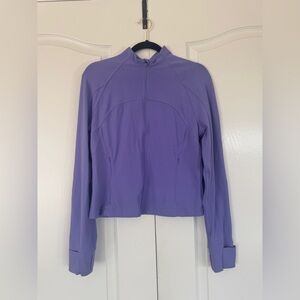 Lululemon NULU crop define jacket lavender-medium purple. Worn once.